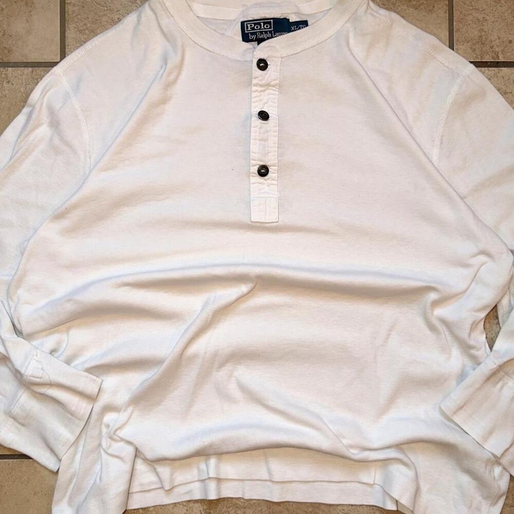 Polo by Ralph Lauren Long Sleeve Henley Shirt - Size XL